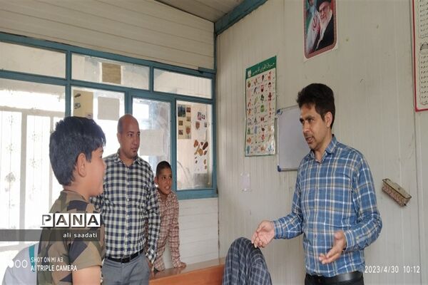 بازدید معاون آموزشی مدیریت آموزش و پرورش شهرستان کلات از مدارس روستاهای مرزی حوزه پساکوه