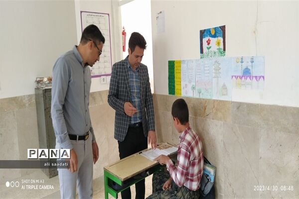 بازدید معاون آموزشی مدیریت آموزش و پرورش شهرستان کلات از مدارس روستاهای مرزی حوزه پساکوه