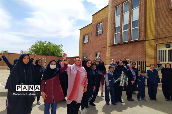 اجرای طرح شهید خرازی به‌مناسبت هفته سلامت در دبیرستان شهدای طغان بخش جوادآباد