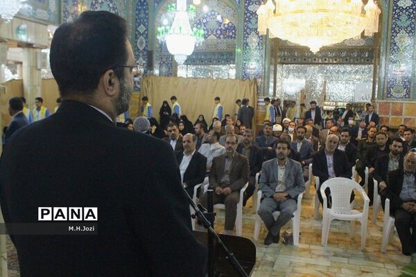 مراسم بزرگداشت روز معلم در حرم حضرت معصومه (س)