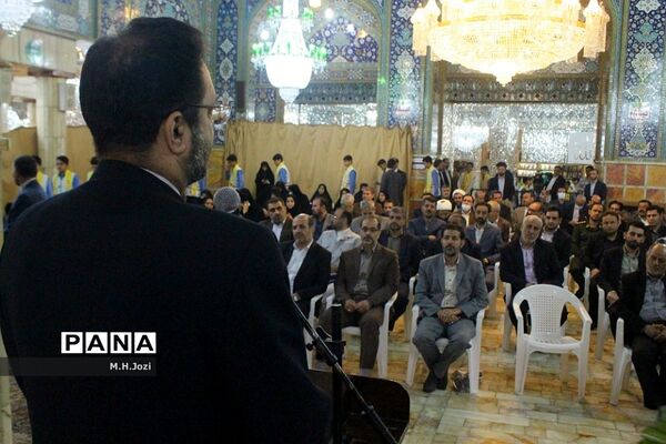 مراسم بزرگداشت روز معلم در حرم حضرت معصومه (س)