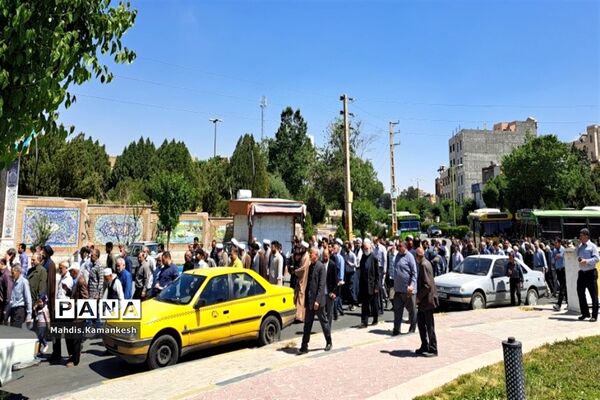 راهپیمایی حمایت از امر به معروف در پاکدشت