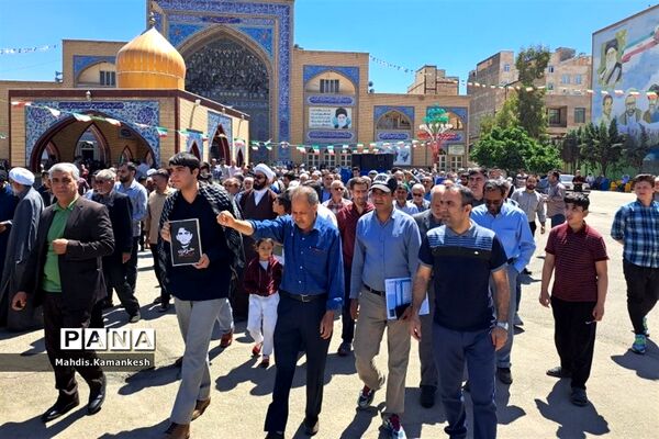 راهپیمایی حمایت از امر به معروف در پاکدشت