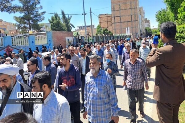 راهپیمایی حمایت از امر به معروف در پاکدشت