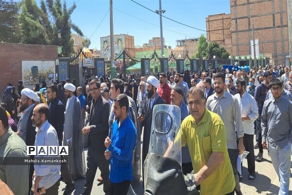 راهپیمایی حمایت از امر به معروف در پاکدشت