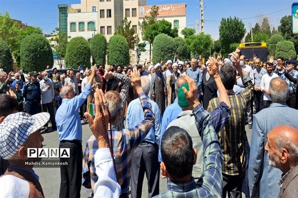راهپیمایی حمایت از امر به معروف در پاکدشت