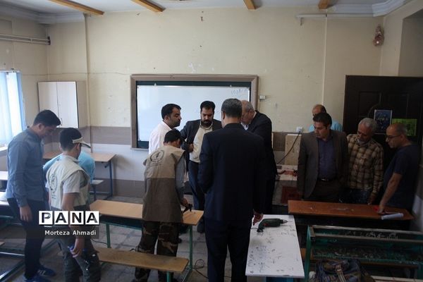 مشارکت گروه‌های جهادی سازمان دانش‌آموزی شهرستان‌های استان تهران در اجرای طرح شهید عجمیان