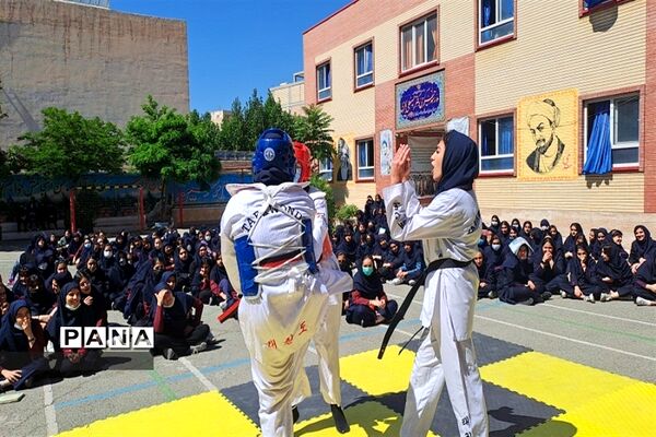 برگزاری المپیاد ورزشی درون مدرسه‌ای دبیرستان سیزده آبان ناحیه یک کرج