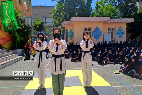 برگزاری المپیاد ورزشی درون مدرسه‌ای دبیرستان سیزده آبان ناحیه یک کرج