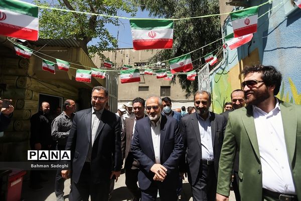 مراسم گلباران محل شهادت استاد مطهری