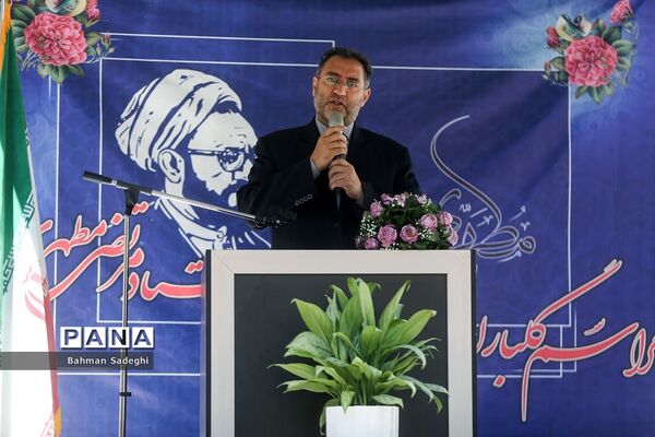 مراسم گلباران محل شهادت استاد مطهری