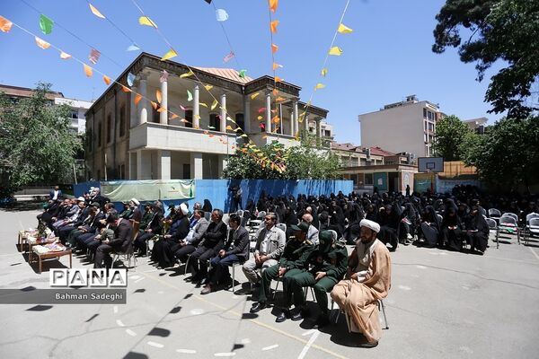 مراسم گلباران محل شهادت استاد مطهری