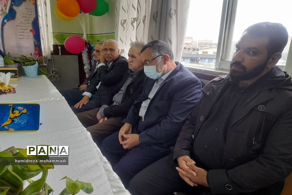 مراسم زنگ سپاس معلم در شهرستان قائمشهر