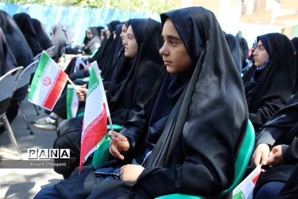 آیین نمادین گلباران محل شهادت شهید مطهری