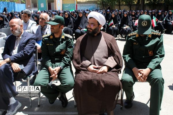 آیین نمادین گلباران محل شهادت شهید مطهری