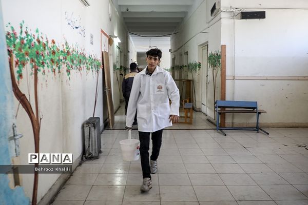 آیین بهسازی و شاداب سازی مدارس مناطق کم برخوردار