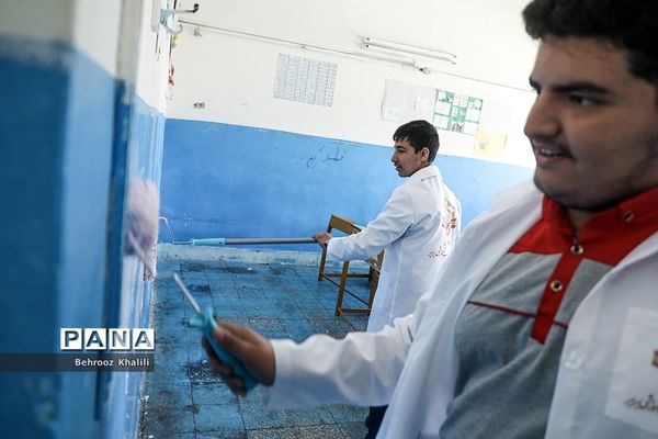 آیین بهسازی و شاداب سازی مدارس مناطق کم برخوردار