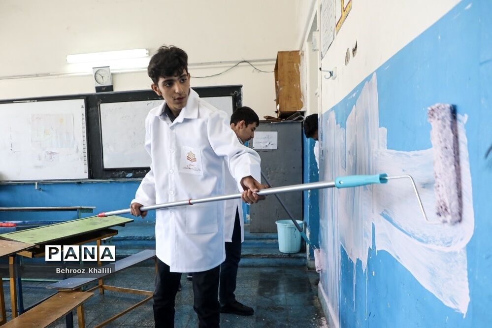 آیین بهسازی و شاداب سازی مدارس مناطق کم برخوردار