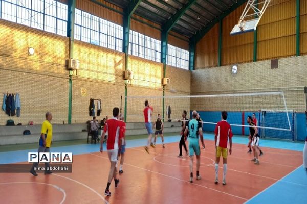 مسابقات والیبال فرهنگیان گرامیداشت هفته معلم
