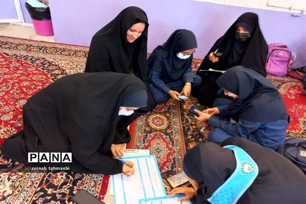 برگزاری لیگ دانش‌آموزی جهاد تبیین (جت) دختران در شهرستان سروستان