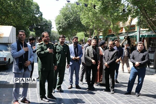 مراسم رحلت حضرت عبدالعظیم حسنی {ع} با حضور دانش‌آموزان عزادار آموزش و پرورش ناحیه 2 شهرری