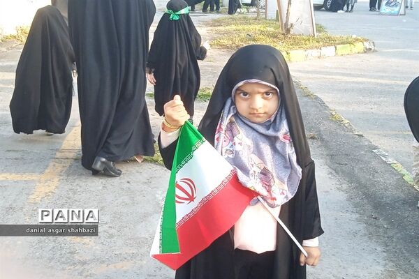 هفتمین سالگرد شهادت شهید علی جمشیدی در شهرستان نور