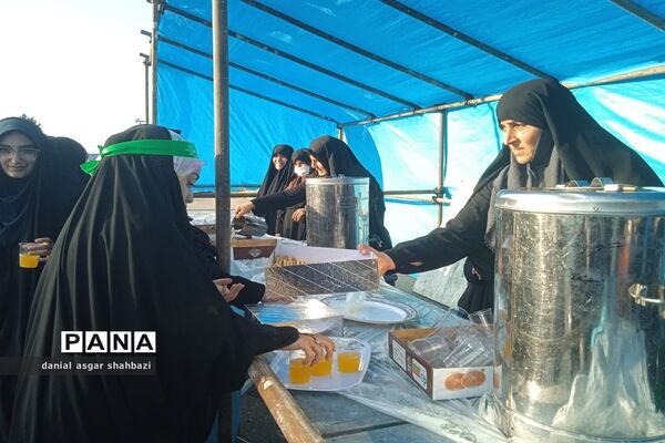 هفتمین سالگرد شهادت شهید علی جمشیدی در شهرستان نور