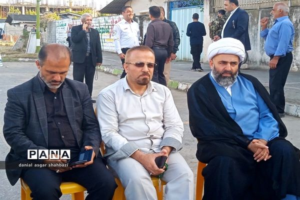 هفتمین سالگرد شهادت شهید علی جمشیدی در شهرستان نور