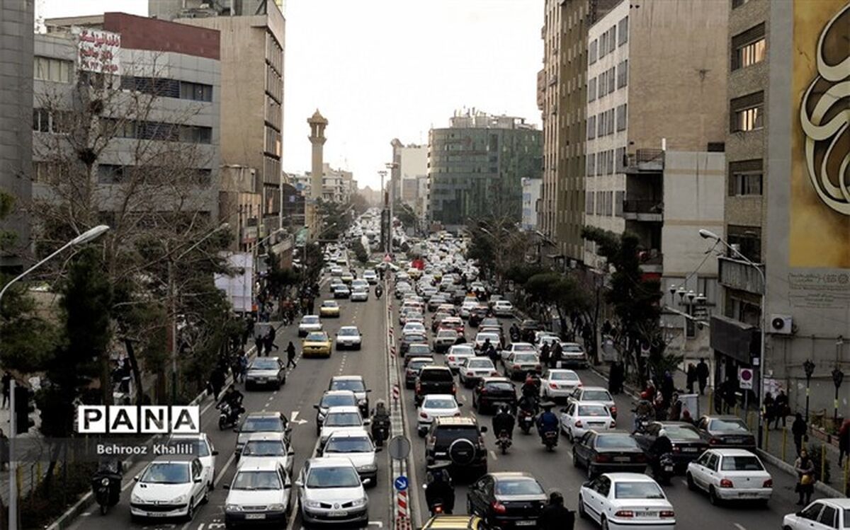 افزایش ترافیک در معابر شهر تهران