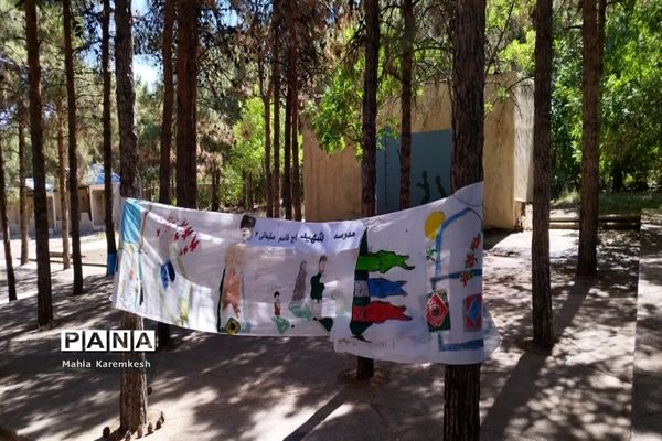 بازدید رئیس سازمان دانش‌آموزی فارس از اردوی تشکیلاتی دانش‌آموزان پیشتاز ناحیه چهار