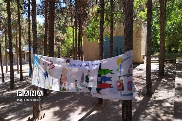 بازدید رئیس سازمان دانش‌آموزی فارس از اردوی تشکیلاتی دانش‌آموزان پیشتاز ناحیه چهار