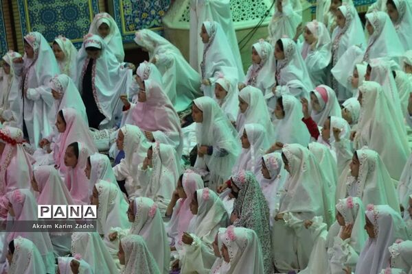 جشن تکلیف دانش‌آموزان پایه سوم مدارس شهرک واوان در اسلامشهر