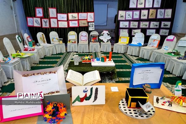 نمایشگاه دست‌سازه‌های مرتبط با قرآن در دبیرستان شهید قویدل
