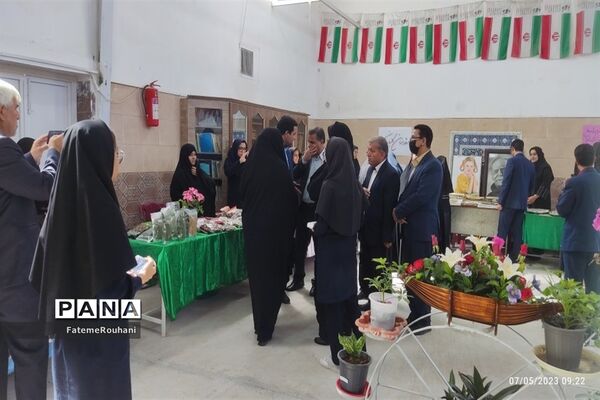 مراسم افتتاحیه نمایشگاه مشاغل خانگی بانوان خلیل‌آباد