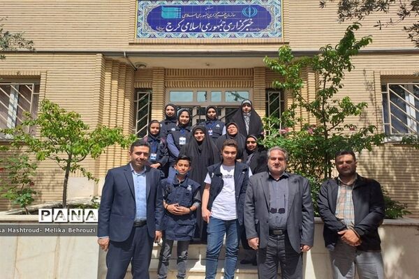 بازدید دانش‌آموزان خبرنگار پانا از خبرگزاری ایرنا