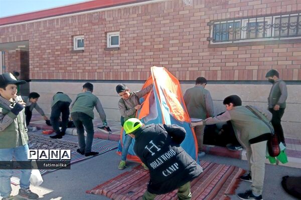 یک روز بدون کیف در مدرسه پسرانه امام رضا (ع) شهرستان فیروزکوه