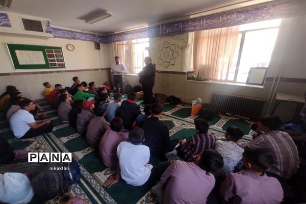 آغاز اردوی تربیتی زیارت اولی‌ها دانش‌آموزان استان قزوین