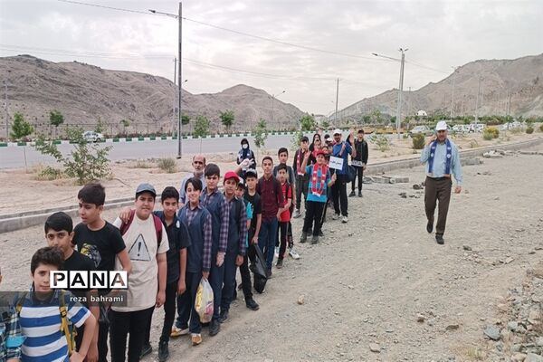 اردوی کوهپیمایی و طبیعت‌گردی دانش‌آموزان پیشتاز ناحیه ۷ مشهد مقدس