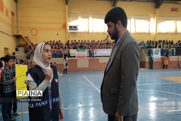 مانور تشکیلاتی سازمان دانش‌آموزی جهرم و اختتامیه المپیاد رویش