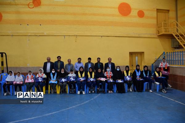 مانور تشکیلاتی سازمان دانش‌آموزی جهرم و اختتامیه المپیاد رویش