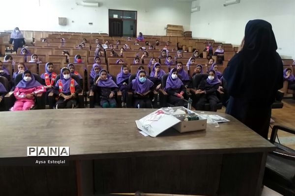 آموزش مهارت‌های تشکیلاتی به دانش‌آموزان دبستان دخترانه معارف6 ناحیه 3 شیراز
