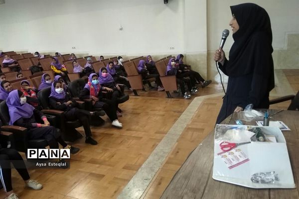 آموزش مهارت‌های تشکیلاتی به دانش‌آموزان دبستان دخترانه معارف6 ناحیه 3 شیراز