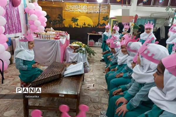 جشن الفبا روز به‌یاد ماندنی برای کلاس اولی‌های دبستان حضرت صدیقه کبری ( س) شهرستان فیروزکوه