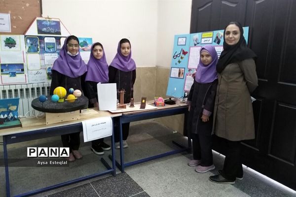 برگزاری نمایشگاه طرح جابربن حیان در دبستان معارف 6 ناحیه 3 شیراز