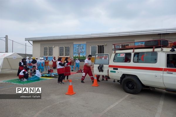 برگزاری مانور زلزله در روستای مهدیرجه گلوگاه