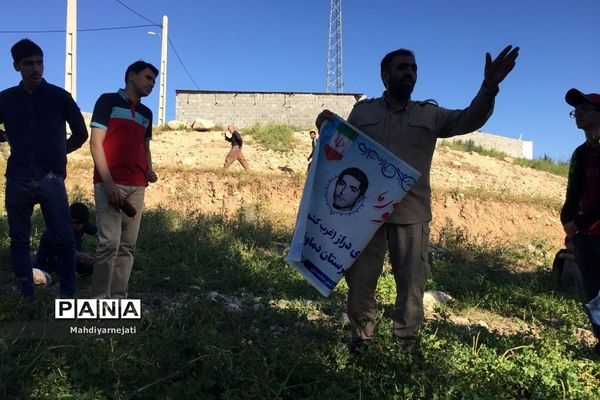 پسران رودهن در اردوی راهیان نور و بازدید از مناطق جنگی