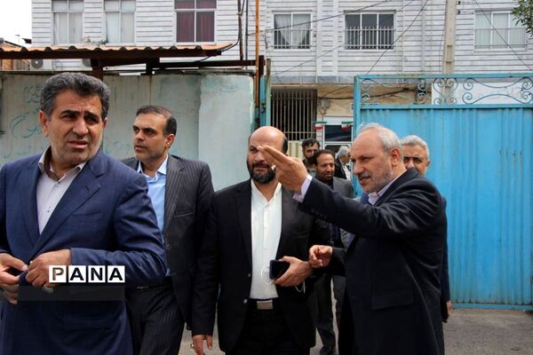 بازدید معاون عمرانی وزیر آموزش و پرورش و رئیس سازمان نوسازی مدارس کشور از مدارس تخریبی ناحیه یک ساری