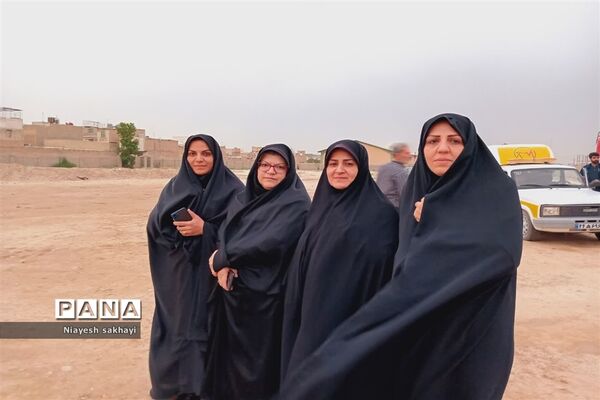 آیین خشت‌گذاری مدارس در شهرستان ورامین
