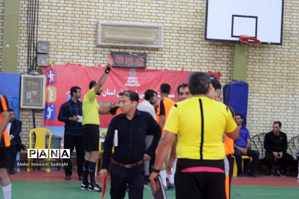 مسابقات فوتسال بالای 40سال فرهنگیان استان بوشهر