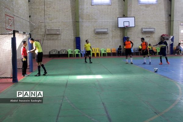 مسابقات فوتسال بالای 40سال فرهنگیان استان بوشهر